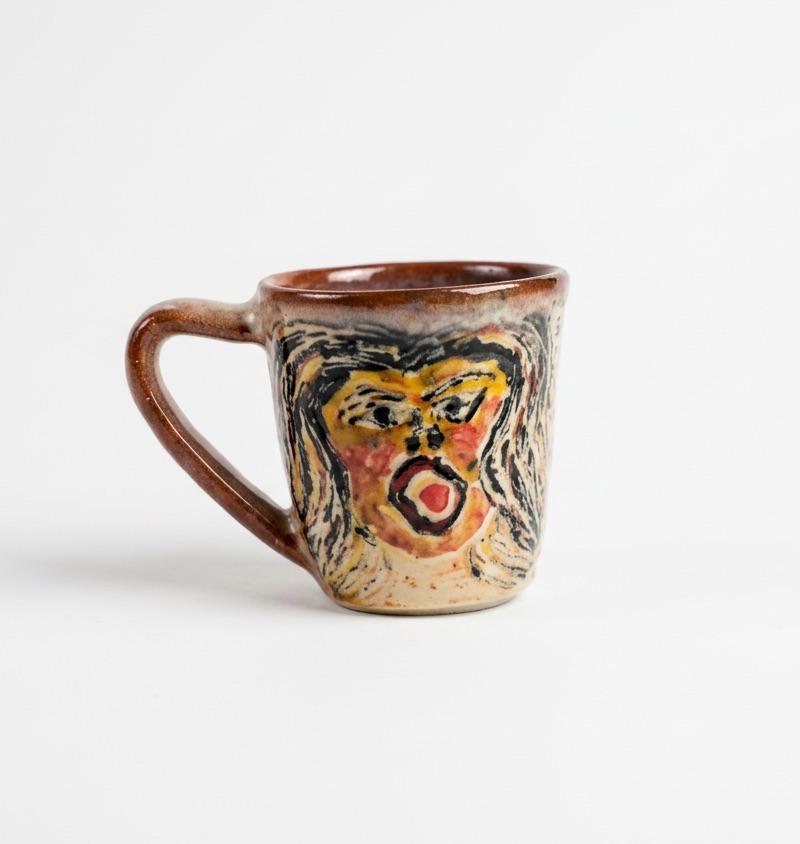 Painted Face Mug