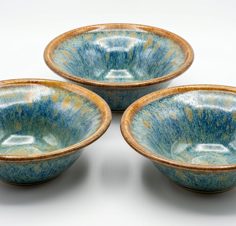 Blue Speckled Bowls