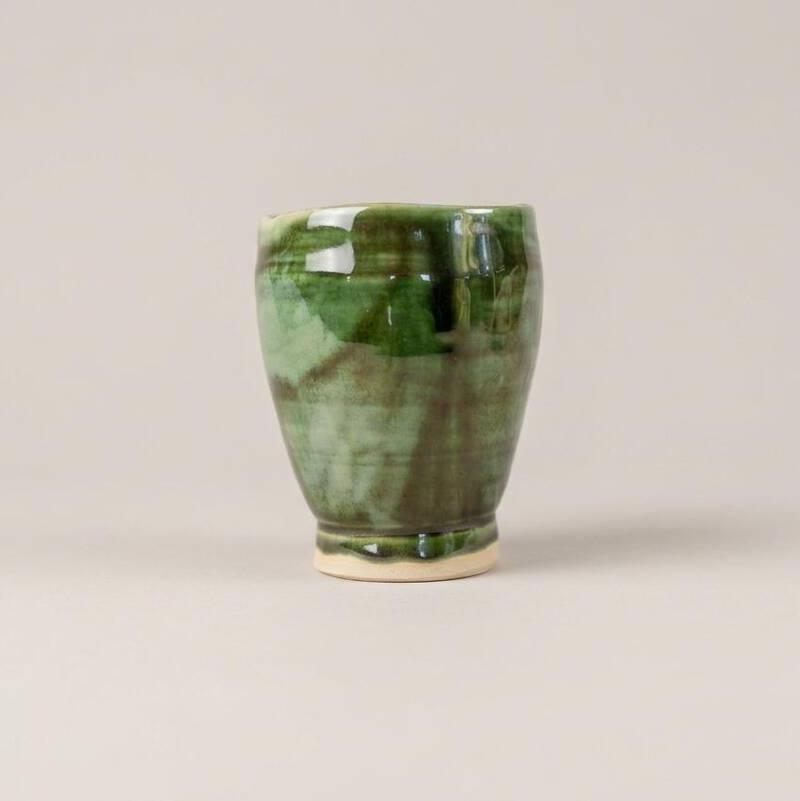 Green Glazed Cup — Single